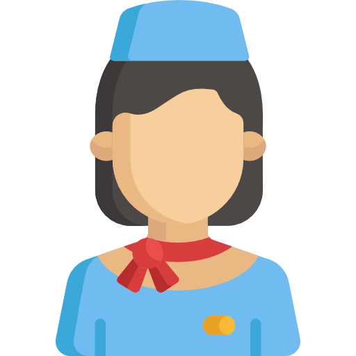 Stewardess - Free social icons