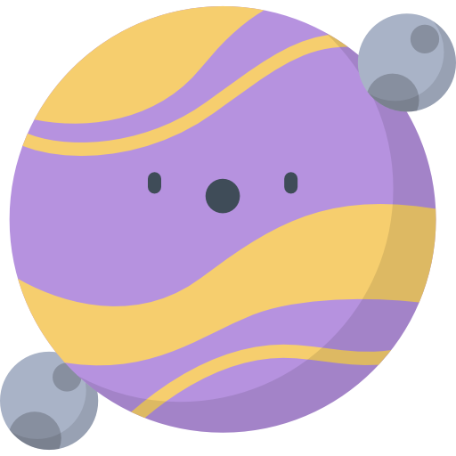 Planet Kawaii Flat icon