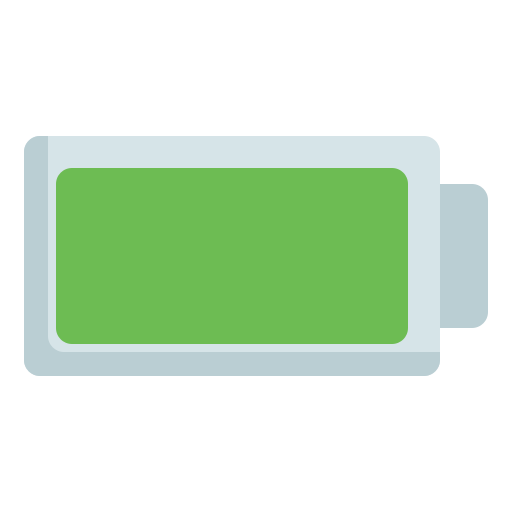 Full battery - free icon