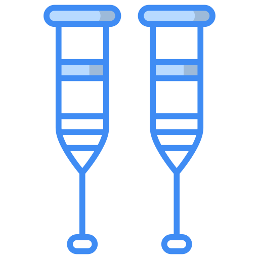Crutches free icon