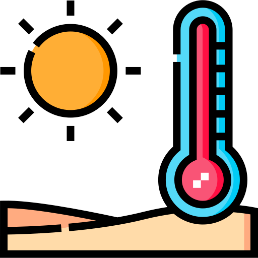 weather symbols hot