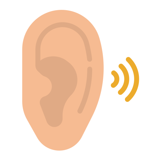 Ear photo3idea_studio Flat icon