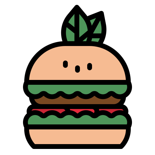 Vegan burger - Free food and restaurant icons