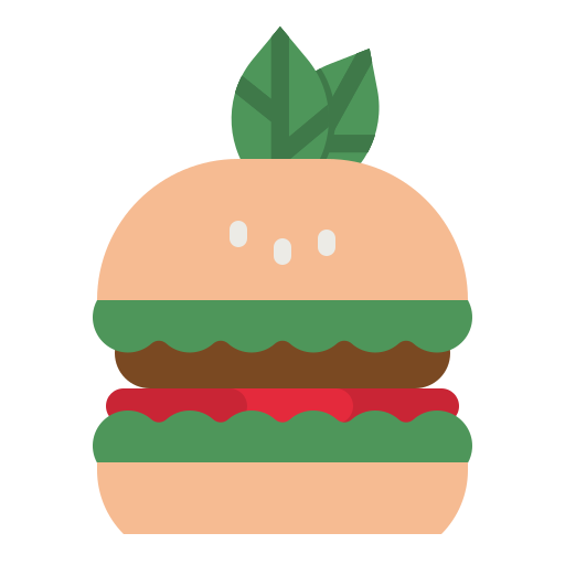 hambúrguer vegano grátis ícone hambúrguer vegano grátis ícone