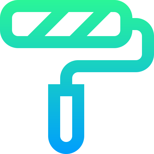 Roller paint free icon Roller paint free icon