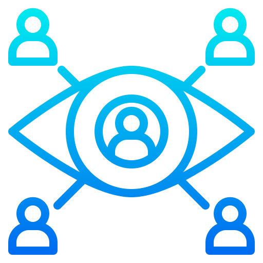 visión icono gratis