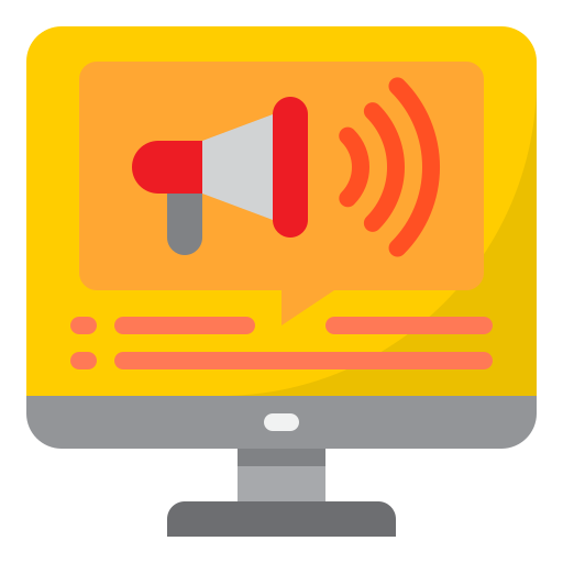 광고하는 무료 아이콘