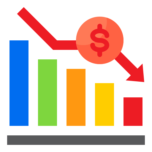 gráfico de barras icono gratis