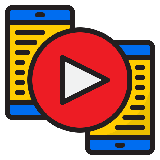 reproductor de video icono gratis