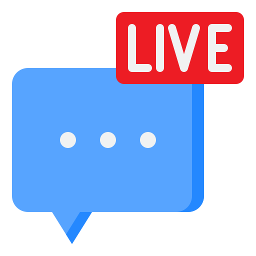 live chat button psd