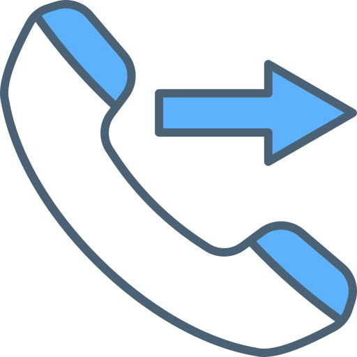 Outcoming call free icon