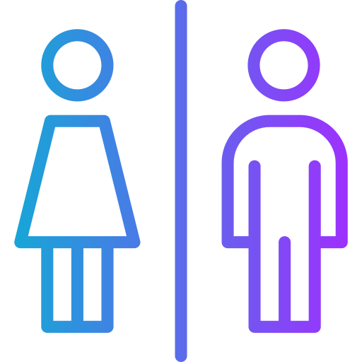 Restroom Generic Gradient icon