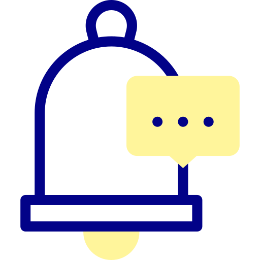 campana de notificación icono gratis