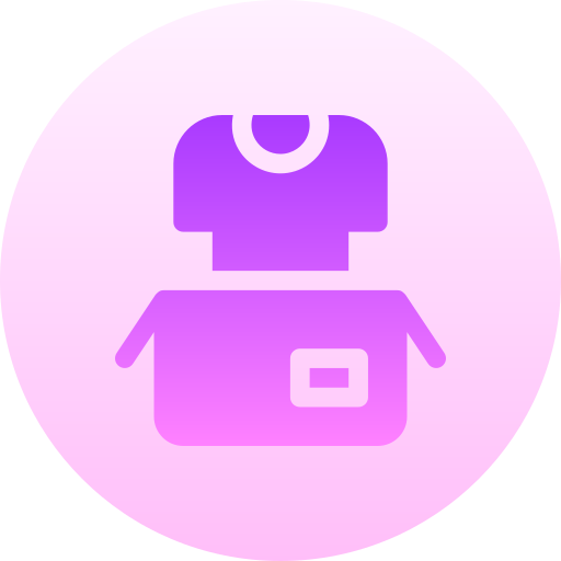 Shirt Basic Gradient Circular icon