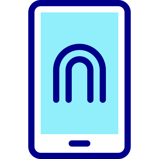 huella dactilar icono gratis