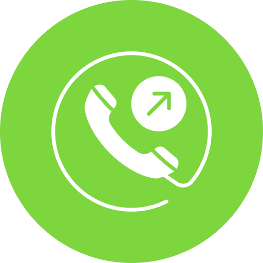 Outcoming call free icon