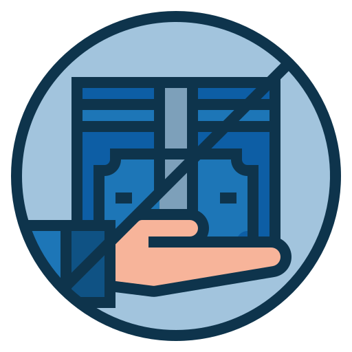 Subsidy free icon Subsidy free icon