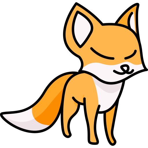 Fox Generic Thin Outline Color icon