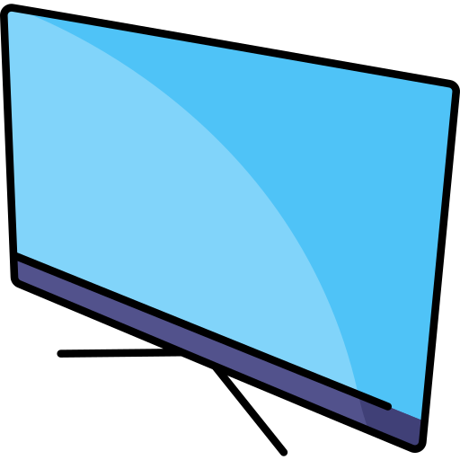 big screen tv clipart