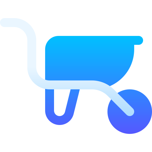 Wheelbarrow free icon