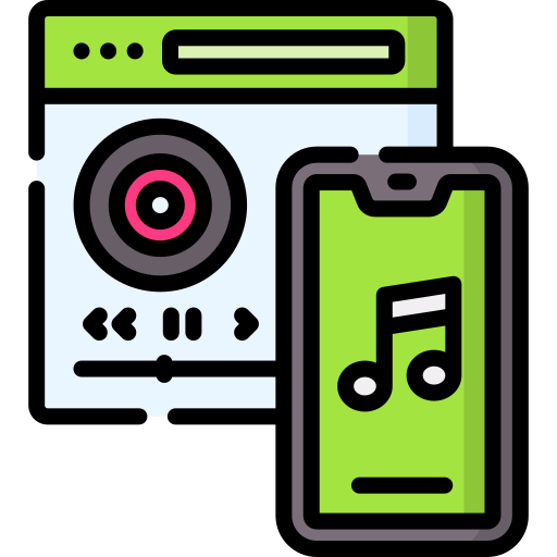 reproductor de música icono gratis