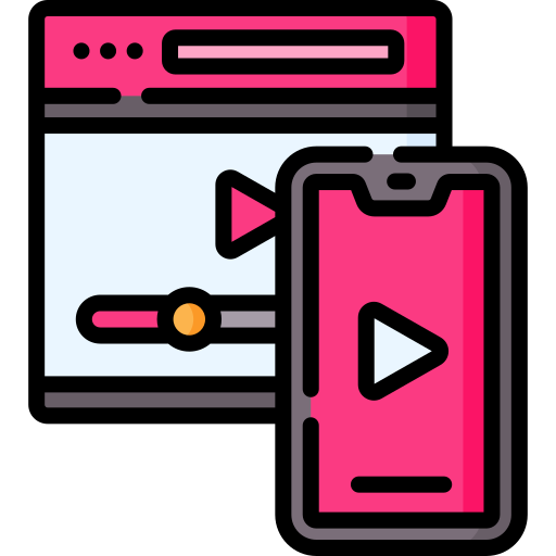 reproductor de video icono gratis