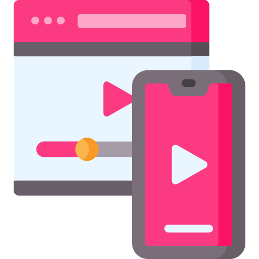 reproductor de video icono gratis