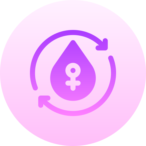 ciclo menstrual icono gratis