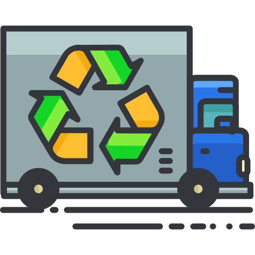 Delivery truck Roundicons Premium Lineal Color icon