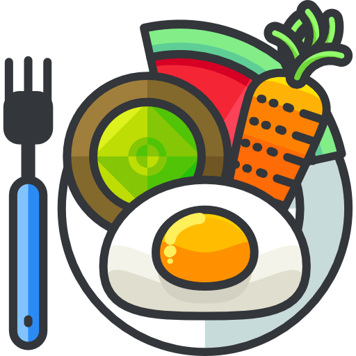 Diet Roundicons Premium Lineal Color icon