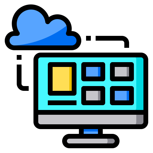 aplicación en la nube icono gratis