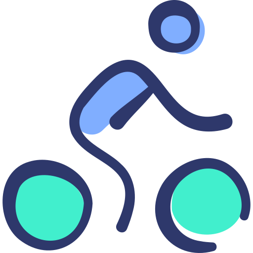 Cycling free icon