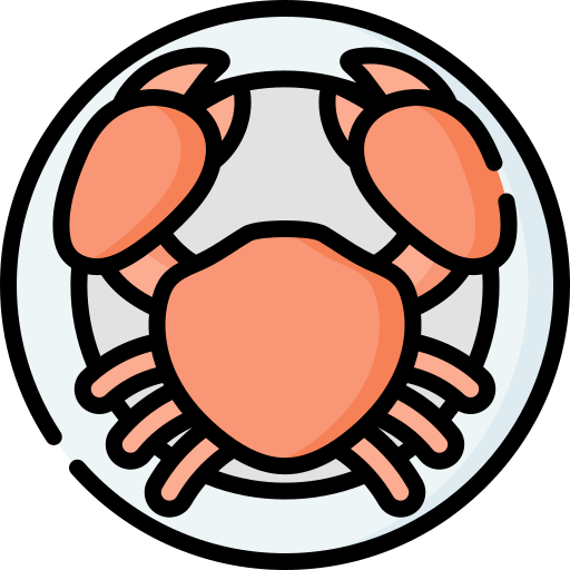 Crab Special Lineal Color Icon