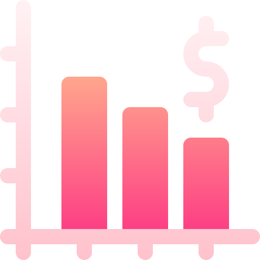 gráfico de barras icono gratis