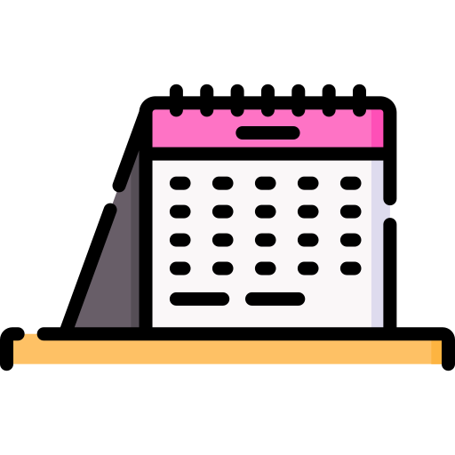 Desk calendar free icon