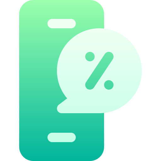 Smartphone Basic Gradient Gradient icon