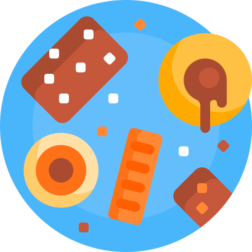 Caramel Detailed Flat Circular Flat icon