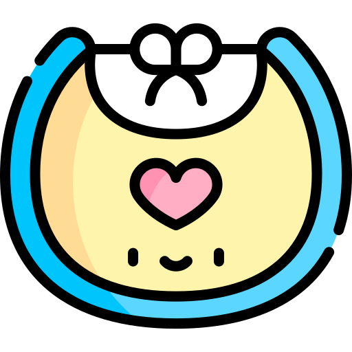 Baby bib free icon