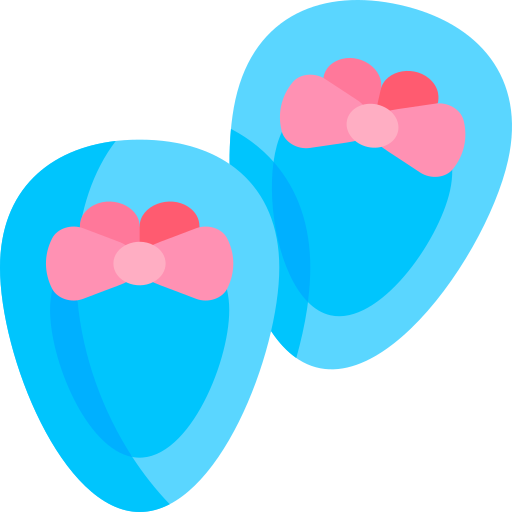 Baby shoes free icon