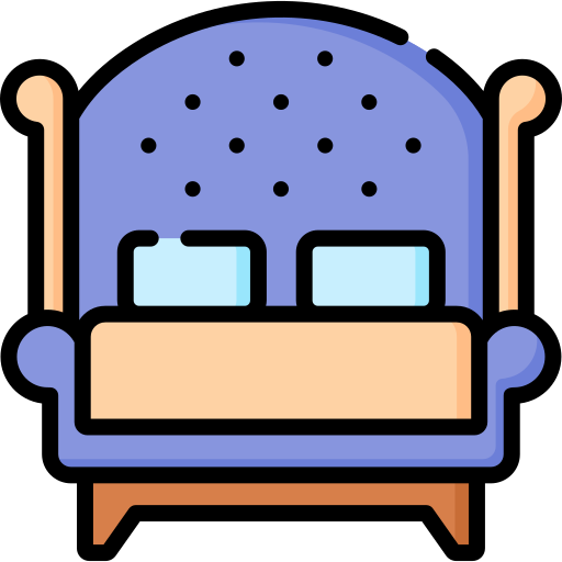 cama matrimonial icono gratis