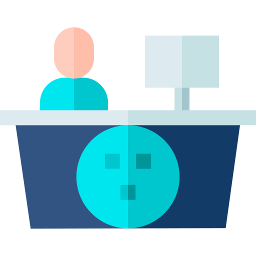 Receptionist - free icon