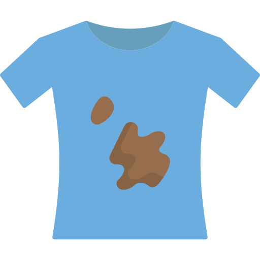 Dirty shirt Dinosoft Flat icon