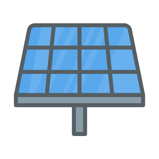 panel solar icono gratis