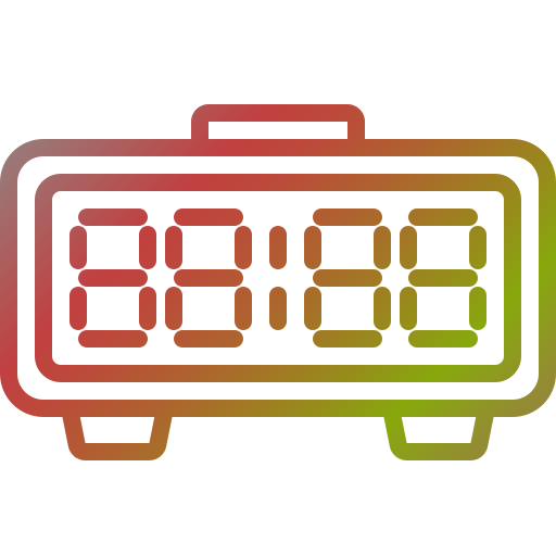 Alarm clock Generic Gradient icon