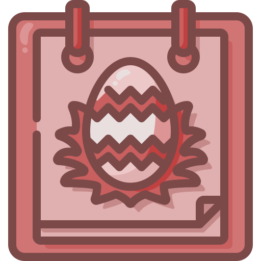 día de pascua icono gratis
