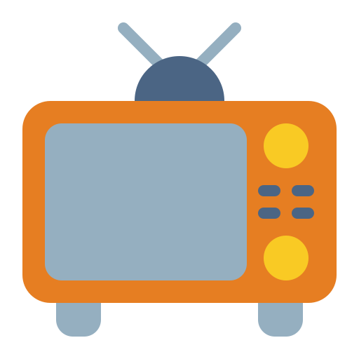 télévision Icône gratuit télévision Icône gratuit