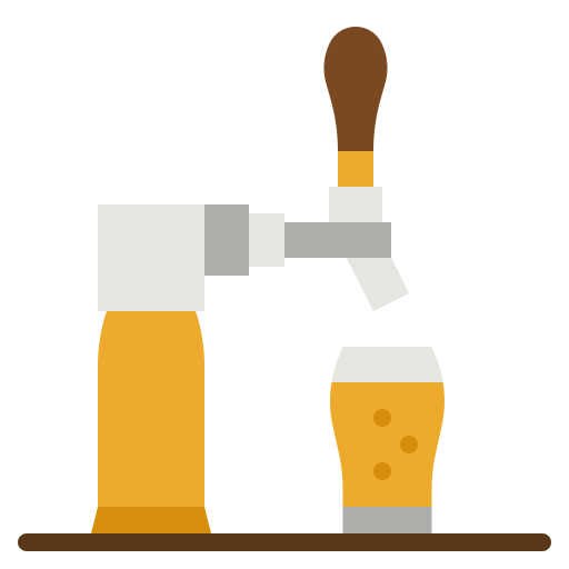 ficha de cerveza icono gratis