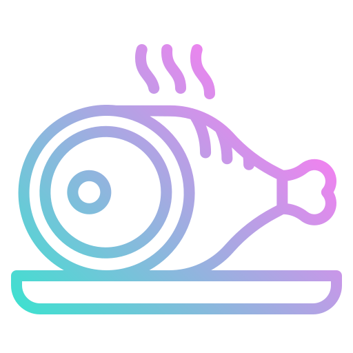 pierna de puerco icono gratis