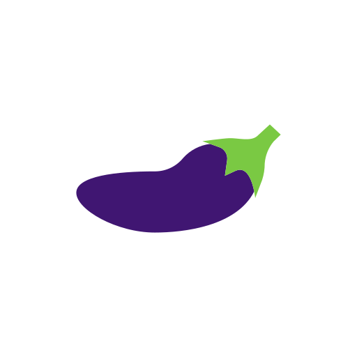 Eggplant Generic Flat icon