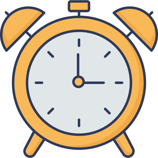 Alarm clock Dinosoft Lineal Color icon